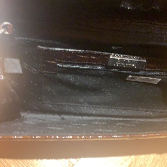 𝅺BCBG faux croc clutch - Picture 8 of 13